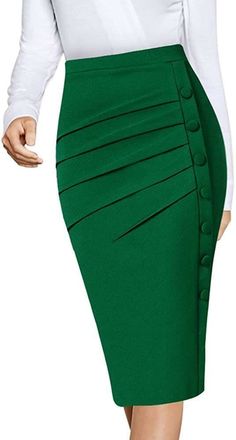 Unique Skirts Design, Office Pencil Skirt, Unique Skirts, African Fashion Skirts, Pencil Skirt Outfits, Stylish Work Attire, Stylish Skirts, African Fashion Women Clothing, Work Skirts