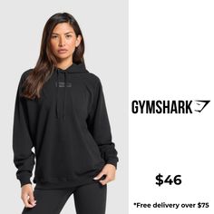 NEW KID ON THE BLOCK With bold Gymshark branding, style your Block pieces with anything and wear for your next lifting or rest day. • Ribbed hem and cuffs for a comfortable fit• Drawstring hood SIZE & FIT• Oversized fit• Model is 5'8" and wears a size XS MATERIALS & CARE• 80% Cotton, 20% Recycled Polyester SKU: B6A3E-BB2J Black Fleece Sweats For Gym, Black Moisture-wicking Sweats For Workout, Black Moisture-wicking Hoodie For Training, Sweat-resistant Black Hoodie For Training, Black Sweat-resistant Sweatshirt For Workout, Black Sweat Resistant Hoodie For Training, Black Hooded Training Hoodie, Black Hooded Sweats For Workout, Black Sportswear Hoodie For Training