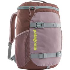 For school, play, or travel, the Patagonia Refugito 18L Day Pack has our kids' backs. Its 18-liter capacity is great for day trips and vacations while the PU coating and durable water repellent finish add abrasion-resistance and moisture-resistance for long-term wear. As with most Patagonia products, the pack includes many recycled materials to conserve resources and has been sewn in a Fair Trade Certified facility to pay workers a premium for their labor. 50% Logo, Patagonia Kids, Outdoor Backpacks, Tech Savvy, Recycled Polyester Fabric, Market Tote, Cool Backpacks, Waist Pack, Rei Co-op