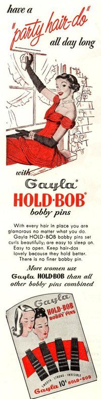 an advertisement for the hod - bob hair dryer, with two women in red dresses