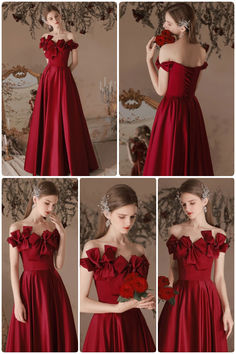 acelimosf™-Wine red evening dress Elegant Red Off Shoulder Dress For Summer, Elegant Off Shoulder Party Dress, Elegant A-line Off Shoulder Prom Dress, Red Sleeveless Off Shoulder Evening Dress, Red Sleeveless Off-shoulder Evening Dress, Red Off Shoulder Dress For Evening Prom Season, Red Off Shoulder Dress For Prom Evening, Elegant A-line Off Shoulder Dress For Prom, Red Off-shoulder Evening Dress For Prom