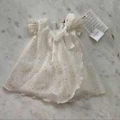 Brand New Super Cute Baby Dress Size 6m Bebe Dresses, White Cream, Kids' Dresses, Baby Dress, Colorful Dresses, Kids Shop, Color White, Super Cute