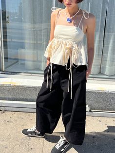 Chef Pant - Kale Green – Lisa Says Gah Chef Pants, Butterfly Blouse, Lisa Says Gah, New Rock, 가을 패션, Mode Vintage, Looks Style, Spring Summer Outfits, Drawstring Waistband