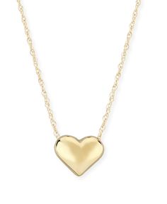 Classic puffed polished heart necklace that will last a lifetime. Crafted in 14k yellow gold Formal Heart Charm Jewelry With Heart Pendant, Formal Heart Pendant Jewelry With Heart Charm, Classic Heart-shaped Macy's Jewelry, Elegant Heart Charm Necklace From Macy's, Elegant Macy's Necklace With Heart Charm, Classic Heart Shaped Jewelry For Valentine's Day, Classic Heart-shaped Jewelry For Valentine's Day, Classic Heart Charm Necklace For Formal Occasions, Classic Yellow Gold Necklace For Valentine's Day