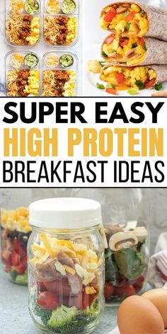 super easy high protein breakfast ideas