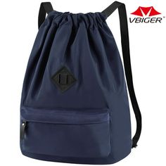 Information Specially designed with drawstring opening, this backpack not only provides enough room for your daily supplies, but also makes you quick access for your needed things. In addition, classic and fashionable appearance matches well with your casual outfit. Made of quality nylon material way more sturdy than most other drawstring bags on the market, offers exceptional strength to hold up everything inside. Roomy enough for all your necessities, personal exchange clothes, or gears for wo Gym Sack, Cinch Sack, Shoulder Bags For School, Trendy Shoulder Bag, Sports Bags Gym, Lightweight Backpack, Sack Bag, String Bag, Large Backpack