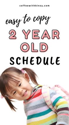 Toddler girl with pigtails wearing backpack: easy to copy 2 year old schedule Perfect Daily Routine, Moms On Call, Daily Routine Schedule, Weekly Schedule Planner, Week Schedule