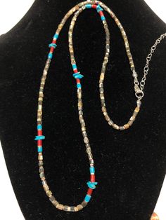 "*Brand new *Handmade item *Gemstone: Shell Heishi, Turquoise Nuggets *Necklace length: 21 inches +2\" Extensions *Free gift box *Free shipping in USA *Ready to ship Thank You For Looking ,And Check Out More Items In My Etsy Shop For More Great Deals, Also We Add More Jewelry To Etsy Shop Https://www.etsy.come/shop/abq925" Artisan Hand-strung Turquoise Necklace For Festivals, Artisan Turquoise Necklace With Colorful Beads For Festivals, Silver Southwestern Beads For Gifts, Artisan Turquoise Necklace With Silver Beads As Gift, Southwestern Gemstone Beaded Necklaces For Healing, Bohemian Turquoise Necklace With Polished Beads As Gift, Southwestern Turquoise Necklace With Colorful Beads For Festival, Bohemian Style Turquoise Necklace With Polished Beads, Southwestern Silver Beaded Necklace For Gift