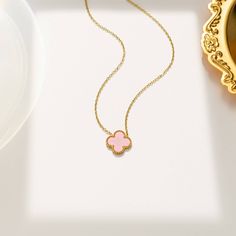 7967 Rose Gold Flower Shaped Clavicle Chain Jewelry, Rose Gold Flower-shaped Clavicle Chain Jewelry, Pink Gold Flower Shaped Jewelry Gift, Pink Gold Flower-shaped Jewelry Gift, Fine Jewelry Pink Flower Shaped Jewelry, Dainty Gold Plated Flower Shaped Jewelry, Dainty Gold Plated Flower Jewelry, Elegant Pink Jewelry With Chain Detail, Elegant Pink Jewelry With Chain