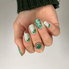 St Patrick's Day Nails, Beauty Boost, Lucky Green, Nails Manicure