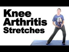 These knee arthritis stretches will help stretch out the muscles above and below the knee joint to help relieve knee pain from arthritis. More knee arthritis... Lower Back Pain Stretches, Back Pain Stretches, Knee Stretches