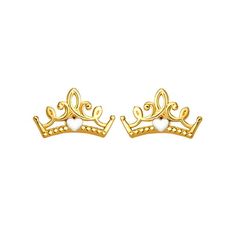 Princess Cinderella, Disney Lover, Princess Crown, Gold Crown, 10k Gold, Gender Female, Womens Watches, Women's Earrings, Gold Earrings