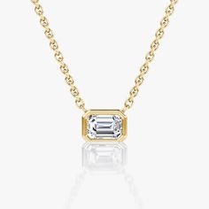 Emerald Necklaces, Jewellery Showroom, Solitaire Necklace, Bespoke Rings, Solitaire Necklaces, Emerald Necklace, Accessories Jewelry Necklace, Emerald Cut, Necklace Designs