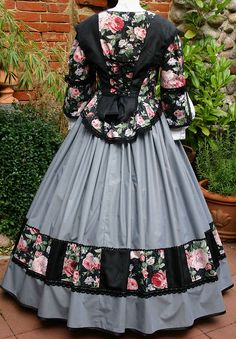 Old West Clothing, Calico Dress, Victorian Fashion Dresses, Sax Dress, 1800s Fashion, Gunne Sax Dress, Corset Pattern, Women Blouses Fashion, Modest Dresses Casual