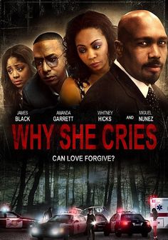 the movie poster for why she cries, which features two police officers and one woman