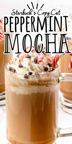 starbucks's copycat peppermint mocha is the perfect drink for christmas