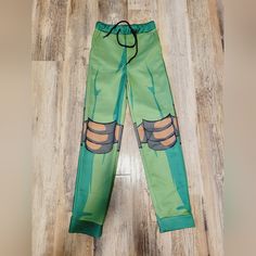 Brand New From Hozzify Measurements: Waist 32.68 Inches Length 39.37 Inches Unisex Adult Medium Pants For Costume Or Sweatpant Green Stretch Sweatpants With Tapered Leg, Green Stretch Straight Sweatpants, Ninja Turtle, Mens Green, Ninja Turtles, Mens Pants, Sweatpants, Man Shop, Brand New