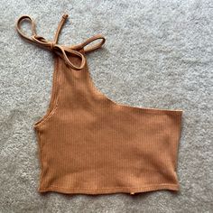 Aerie Rebel Tie Crop Top In Tan Size M Nwt Embroidery Hearts, Girly Girl Outfits, Sock Outfits, Tan Top, Tie Crop Top, Cute Crop Tops, Halter Crop Top, Cute Everyday Outfits, Sewing Techniques