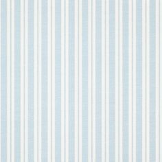 a blue and white wallpaper with vertical stripes