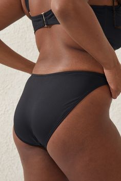 Full Bikini BottomBody - Full Bikini Bottom - BlackCotton On | Women | SwimwearCotton On | Women | SwimwearCotton On | Women | Swimwear Black Swimwear Briefs For Sunbathing, Seamless Black Beach Bottoms, Black Seamless Beach Bottoms, Black Seamless Bottoms For Beach Season, Short Puffer Jacket, Women Swimwear, Blouse Jeans, Loose Jeans, Swimsuit Cover Ups