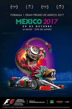 an advertisement for the mexican grand prix