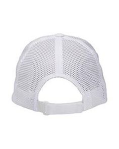 Flight Lasercut Mesh Trucker Hat - WHITE - OS | Top Of The World Flight Lasercut Mesh Trucker Hat in White Cheap White Trucker Baseball Cap, Cheap White 5-panel Trucker Hat, White Mesh Trucker Hat For Outdoor, Outdoor White Mesh Trucker Hat, White Breathable Trucker Hat For Outdoor, White Snapback Trucker Hat For Beach, Breathable White Trucker Hat, White Mesh Trucker Hat For Sports, White Breathable Trucker Hat For Sports