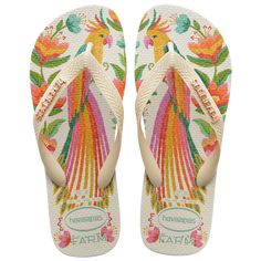 Top Women's Farm Flip Flops | Havaianas Havaianas Farm, Top Farm, Rubber Flip Flops, Havaianas Flip Flops, Summer Flip Flops, Wedge Flip Flops, Designer Sandals, Womens Flip Flop, Flip Flop Sandals