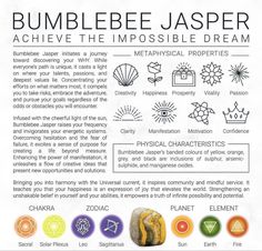 Manifestation Motivation, Bumblebee Jasper, Impossible Dream, Crystal Guide, Herbal Magic