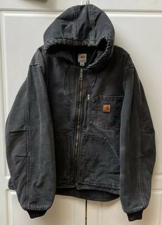 Carhartt Aesthetic, Vinter Mode Outfits, Sherpa Lined Jacket, Cool Coats, Carhartt Jacket, Neue Outfits, Work Jacket, Looks Street Style, Swaggy Outfits