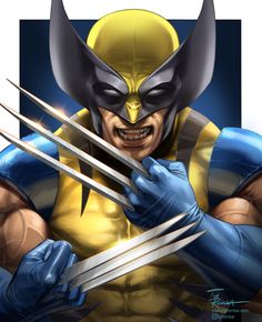 Ty Romsa, Wolverine Portrait, X Men Wolverine, Marvel Comics Artwork, Old Man Logan