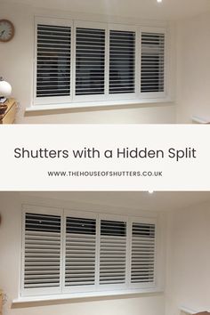 Shutters with a hidden split Interior Shutters, Wooden Shutters, Window Shutters, Bespoke Interiors, Shutters, Natural Light, Blinds, The Magic, Bespoke