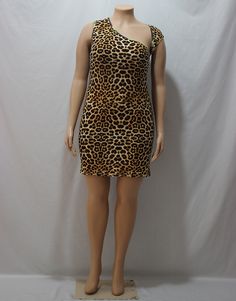 Plus Size Summer Leopard Print Irregular Asymmetric Collar Sexy Dress - Leopard,4XL Flirty Stretch Mini Dress With Asymmetrical Hem, Fitted One Shoulder Summer Club Dress, Fitted One-shoulder Dress With Asymmetrical Neckline For Club, Fitted One Shoulder Dress With Asymmetrical Neckline For Club, Flirty One-shoulder Club Dress, Summer Bodycon One Shoulder Dress For Club, Stretch Mini Dress With Asymmetrical Neckline, One Shoulder Bodycon Midi Dress For Club, Stretch Dress With Asymmetrical Neckline For Club