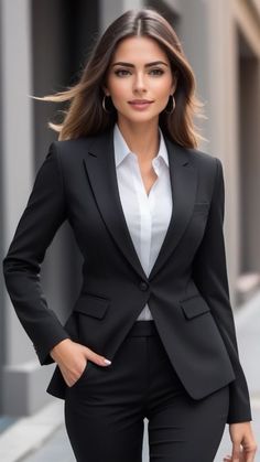 Office Attire Women, Women Lawyer, Professional Pants, Outfit Collection, Traditional Blouse Designs, Inspiration For Women, Perfect Office, Corporate Attire, Women's Uniforms