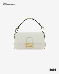 Fendi Baguette Bag - An iconic and timeless piece, this shoulder bag features the signature FF logo and exquisite craftsmanship, ideal for elevating any outfit. Fendi Baguette Bag, Ff Logo, Fendi Baguette, Baguette Bag