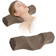 PRICES MAY VARY. 【Massage Function 】 The middle is suitable for supine sleep and supports the neck. Both sides are suitable for sleeping on the side. The raised dots of the pillow can be used as a massage to relaxes neck muscles and relieves stress on shoulders. 【Memory Foam Pillow】 The neck pillow core is made of memory foam, which has slow rebound characteristics, soft and breathable, and will not flatten or collapse after long-term use. As it is vacuum packed, it will take several hours to re Pillow For Bed, Neck Muscles, Neck Roll Pillow, Middle Back Pain, Side Sleeping, Roll Pillow, Stiff Neck, Cervical Pillows, Neck Pain Relief