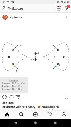 an image of a diagram on the screen with arrows pointing to different points and directions