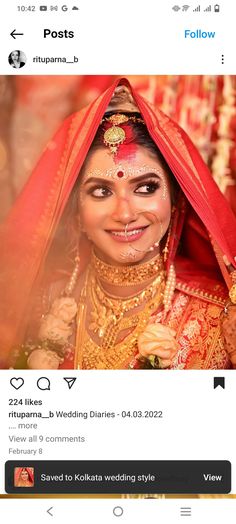 Bengali Bride, Interesting Food, Bridal Inspo, Interesting Food Recipes, Indian Bride, Cool Photos, Tattoos, Makeup, Photography