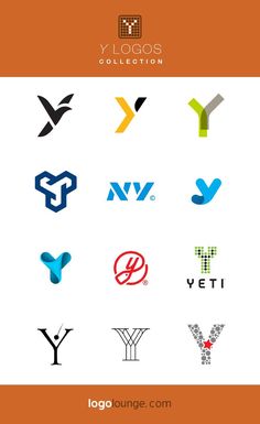 the logos collection is designed to look like they have different letters and numbers on them