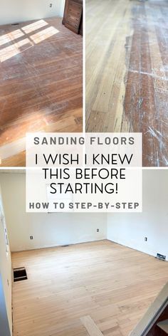 Want to know more about sanding wood floors DIY, but don’t know where to start? I survived it and here I'm sharing how to sand wood floors! If you want light sanded wood floors, here is the truth about sanding hardwood floors DIY so you can determine if you can redo your hardwood floors DIY. Forget refinish wood floors without sanding, it's not going to get you the results you want. SAVE now for more about sanding hardwood floors + discover the best tips for restoring hardwood floors DIY! Sanding Floors, Diy Hardwood Floor Refinishing, Sanding Wood Floors, Rustic Floors, Wildflower Farm, Diy Sanding, Staining Wood Floors, Diy Hardwood Floors, Diy Home Updates