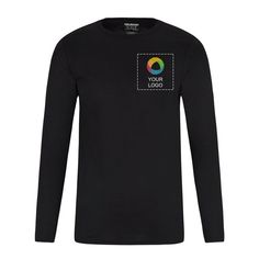 Gildan® Performance Long Sleeve Shirt Slim Fit Cotton Tops With Graphic Print, Branded Long Sleeve Tops For Streetwear, Black Slim Fit Crew Neck T-shirt, Long Sleeve Black T-shirt With Branding, Black Long Sleeve T-shirt With Branding, Basic Long Sleeve Top With Branding, Casual Long Sleeve Shirt With Branding, Fitted Long Sleeve Printed T-shirt, Cotton Long Sleeve Shirt With Branding