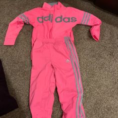 Brand New Never Worn Pink Adidas Cotton Set, Adidas Pink Cotton Sets, Pink Cotton Adidas Sets, Pink Winter Sports Sets, Adidas Pink Long Sleeve Sets, Casual Pink Sports Sets, Adidas Pink Playwear Sets, Adidas Pink Sets For Spring, Adidas Pink Spring Set