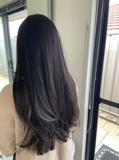 Long Straight Black Hair, Haircuts For Long Hair With Layers, Long Dark Hair, Haircuts Straight Hair