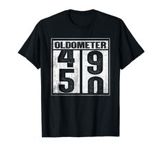 a black t - shirt with the number 469 on it and an oldometer