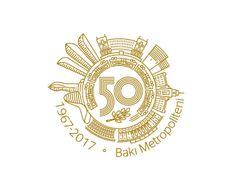 the 50th anniversary logo for baki metropolitan