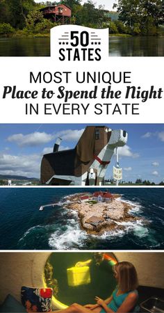 the most unique places to spend the night in every state