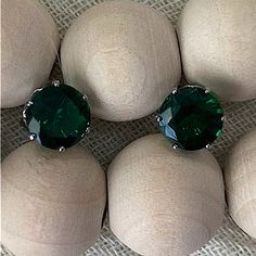 Emerald Green Stud Earrings Green Stud Earrings, Green Earrings, Bride Style, Earrings Color, Emerald Green, Wicked, Emerald, Jewelry Earrings, Stud Earrings