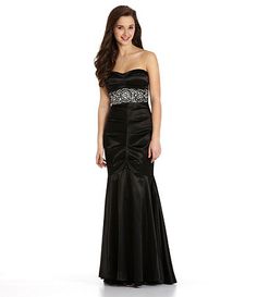 Prom Dresses & Formal Wear : Juniors Dresses & Gowns | Dillards.com Beaded Mermaid Dress, B Darlin Dress, Prom Trends, Military Ball Gowns, Prom Dress 2013, Beaded Mermaid, Dresses 2013, Corset Waist, Formal Wear Dresses