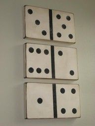 four dominos are stacked on top of each other with the words ideas for your basement