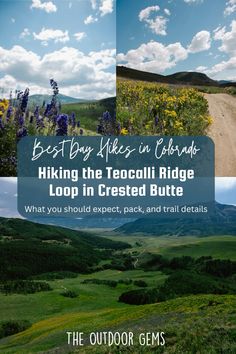 the best hikes in colorado hiking the tecoli ridge loop in crested butte