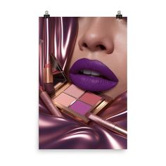 Add a stylish and inspiring touch to your room with our exclusive cosmetics poster! This aesthetic work of art combines elegance and beauty and is ideal for any bathroom, bedroom or beauty salon. It shows a harmonious composition of iconic makeup products, such as lipstick, brushes and nail polish, as well as delicate floral motifs that underline feminine grace and the joy of self-care. * Paper thickness: 10.3 mil * Paper weight: 189 g/m² * Opacity: 94% * ISO brightness: 104% * Size: 24″×36″ Cosmetics Poster, Iconic Makeup, Makeup Icons, Holiday Deals, Bathroom Bedroom, Floral Motifs, Paper Weight, Makeup Products, Beauty Salon